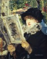 Mujer leyendo a Eduard Manet